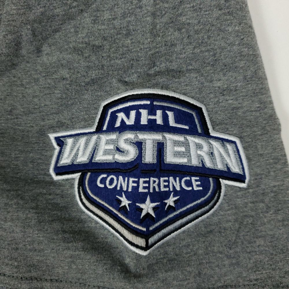 Anaheim Ducks Mitchell & Ness NHL 3XL XXXL Shirt‎ Multi-Logos Heather Gray NWT - Picture 4 of 10
